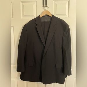 Geoffrey Beene Men's classic fit suit 58r jacket 48x30 pants - Black